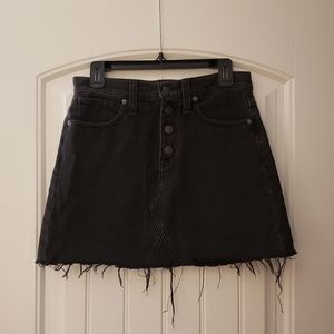 Madewell denim skirt